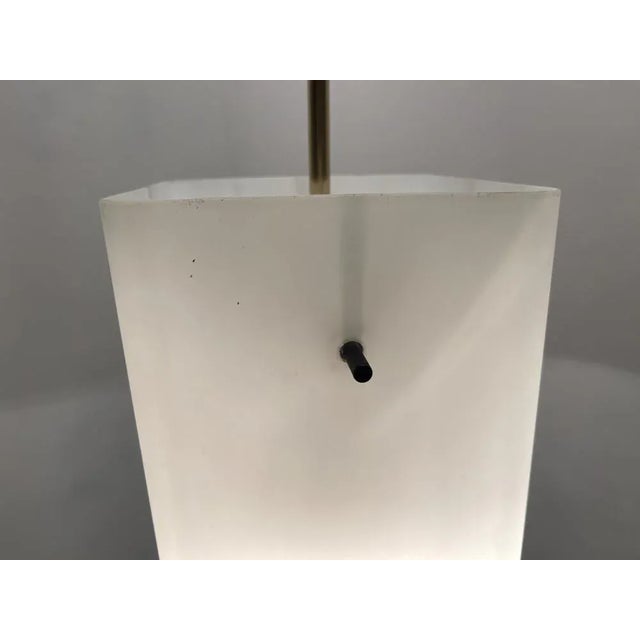 Opaline Glass Pendant Light from Stilnovo, 1950s For Sale - Image 4 of 11