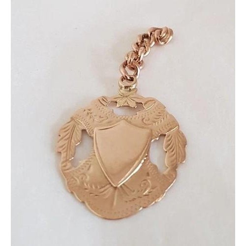 Antique Gold Fob & Albert Chain from William Adams LTD, Birmingham, 1917 For Sale - Image 12 of 13