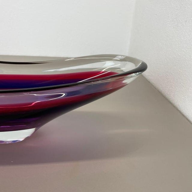 Glass Murano Glass Centerpiece by Flavio Poli, 1970s For Sale - Image 7 of 18