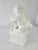 Vintage Gothic White Glossy Ceramic Table Top Gargoyle For Sale - Image 4 of 7