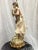J. B. Hirsch Large Vintage L & F Moreau Hand Painted Spelter Girl Table Lamp For Sale - Image 4 of 13