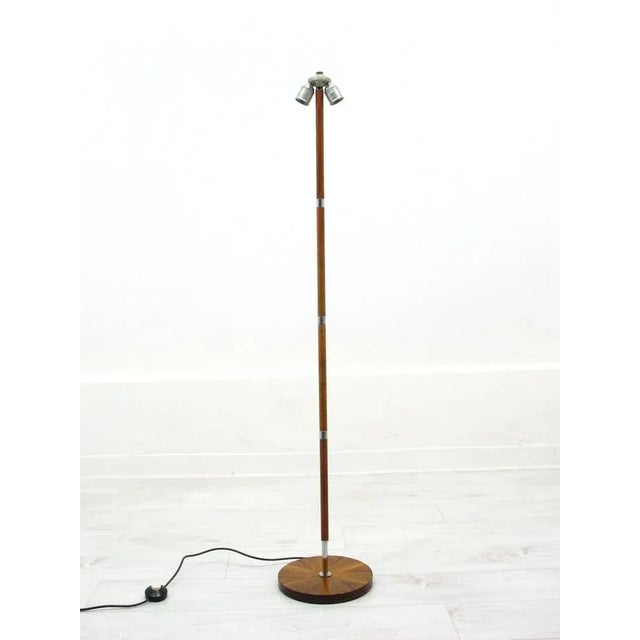 Floor Lamp in Palisander, 1970s For Sale - Image 9 of 10