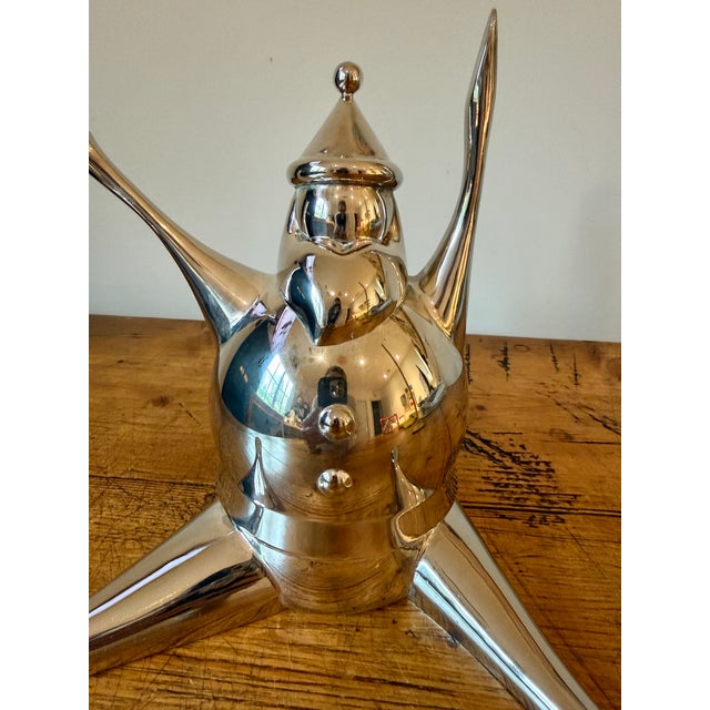 Pottery Barn Silver Plated Santa for Display or Stocking Holder For Sale In Portland, OR - Image 6 of 7