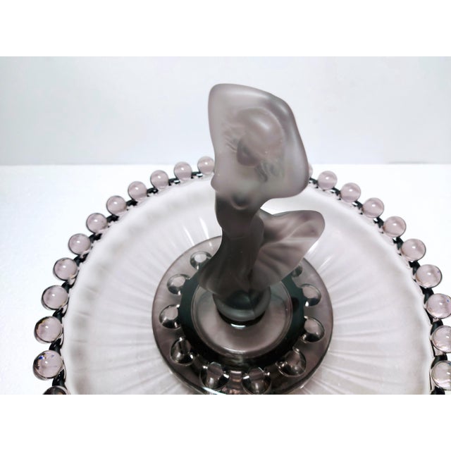 Vintage Art Deco Purple Glass Bowl by Josef Inwald, 1950s For Sale - Image 4 of 15