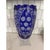 Mid 20th Century Cobalt Blue Large Crystal Vase For Sale - Image 5 of 8