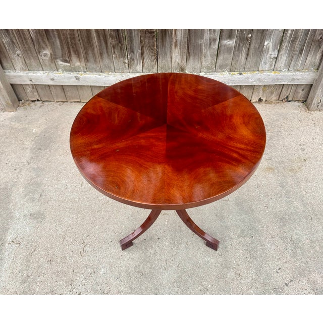 Biedermeier Michael Vanderbyl for Bolier Greek Key Side Table For Sale - Image 3 of 6