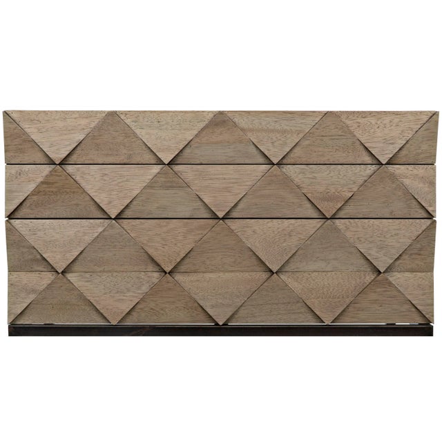 Contemporary NOIR Draco Sideboard with Metal Stand, Washed Walnut For Sale - Image 3 of 13