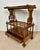 1930s Victorian Walnut Canterbury Magazine Rack with Tray Top For Sale - Image 6 of 10