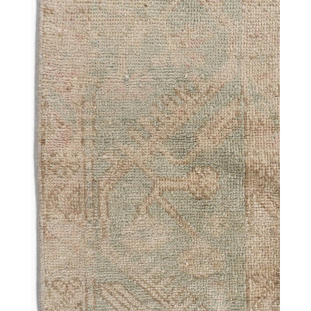 Vintage Beige Turkish Kula Area Rug 5'8 X 9'9 For Sale - Image 4 of 11