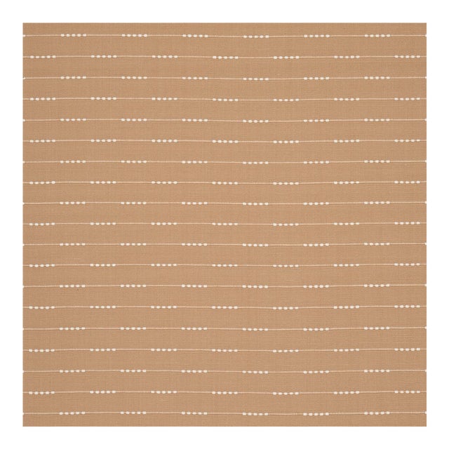Sample - Schumacher Palmer Fabric in Camel For Sale