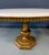 Brown 1950s Pair of Neoclassical Style Marble Top Pedestal Side Tables With Giltwood Bases For Sale - Image 8 of 11