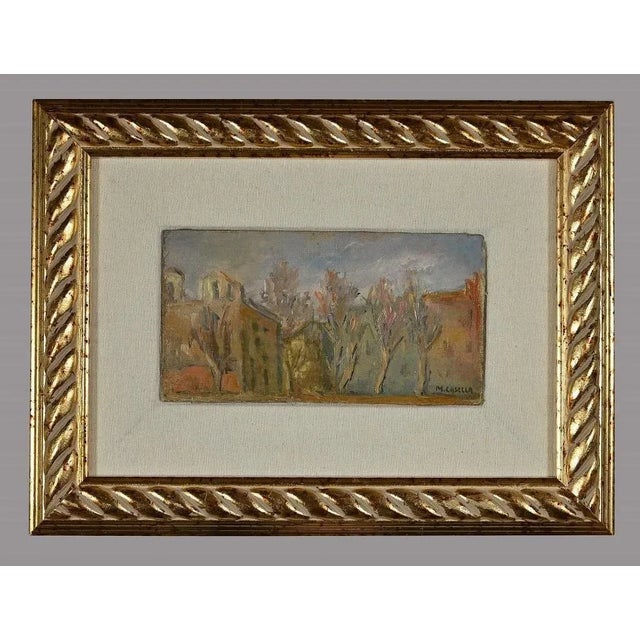 Michele Cascella, Rome, Oil Painting on Panel, Mid-20th Century For Sale - Image 4 of 4