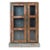 Showcase Cabinet in Patinated Solid Wood For Sale - Image 10 of 10