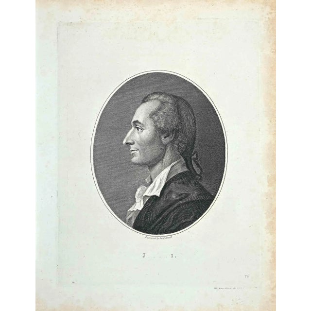 Portrait of j\.\.i is an original artwork realized by james caldwall (1739 - 1822). Original etching from j.c. Lavater's...