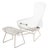 Set of Bird Chair with Ottoman by Harry Bertoia for Knoll International, 1980s For Sale