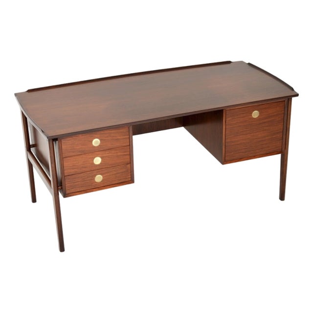Vintage Danish Executive Desk attributed to Dyrlund, 1960 For Sale