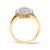 Early 21st Century 10K Yellow Gold Diamond Cocktail Ring (1/4 Cttw, I-J Color, I3 Clarity) - Size 8 For Sale - Image 5 of 7