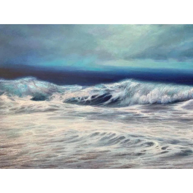 Realism A Realist Seascape Painting, "Beyond" For Sale - Image 3 of 4