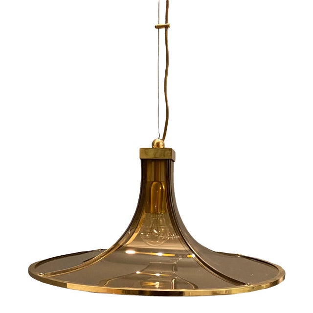 Mid-Century Pagoda Pendant Lamp from Esperia, 1960s For Sale