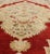 Tribal Vintage Turkish Oushak Rug With Rich Red, Soft Blue, and Cream Tones For Sale - Image 3 of 9