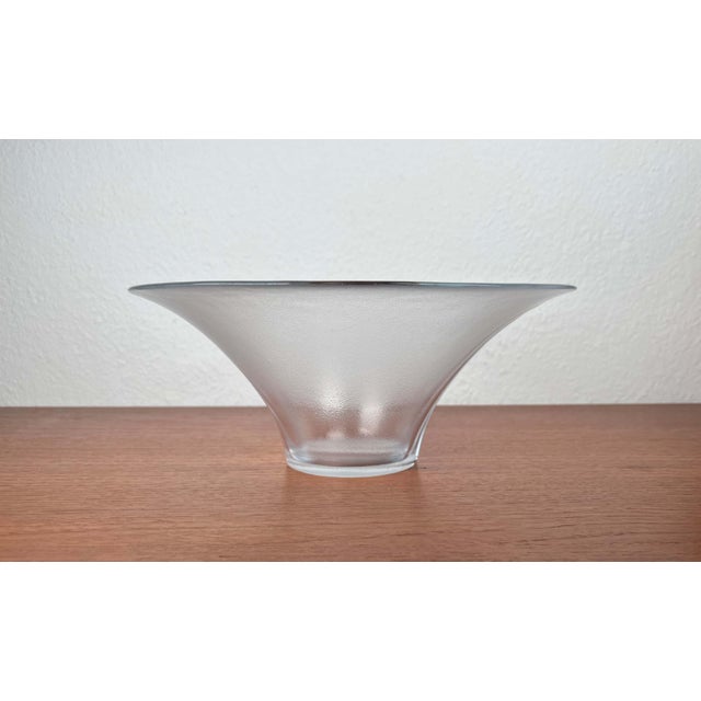 Vintage Danish Glass Bowl from Holmegaard, 1970s For Sale - Image 11 of 18