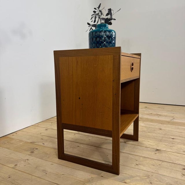 Night Bedside Table by Arne Wahl Iversen for Möbel-Ikea, 1960 For Sale - Image 4 of 10