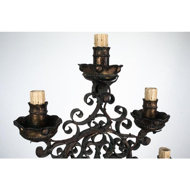 Brutalist Italian Floor Lamp from Longobard, Italy, 1970s For Sale - Image 15 of 16