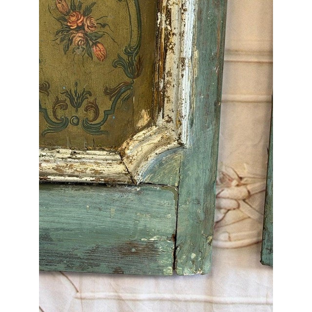 Pair of 19th C. Italian Venetian Baroque Boiserie Doors For Sale - Image 12 of 18