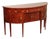 Hepplewhite Style Banded Mahogany Demilune Sideboard For Sale