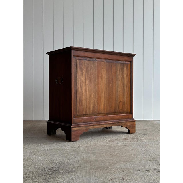 Vintage Late 20th Century Georgian Bachelor Chests, Pair For Sale - Image 11 of 14