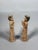 Pair of Mingqi Sculptures of Female Musicians, China, Tang Dynasty (618-907). Terracotta sculptures painted with...