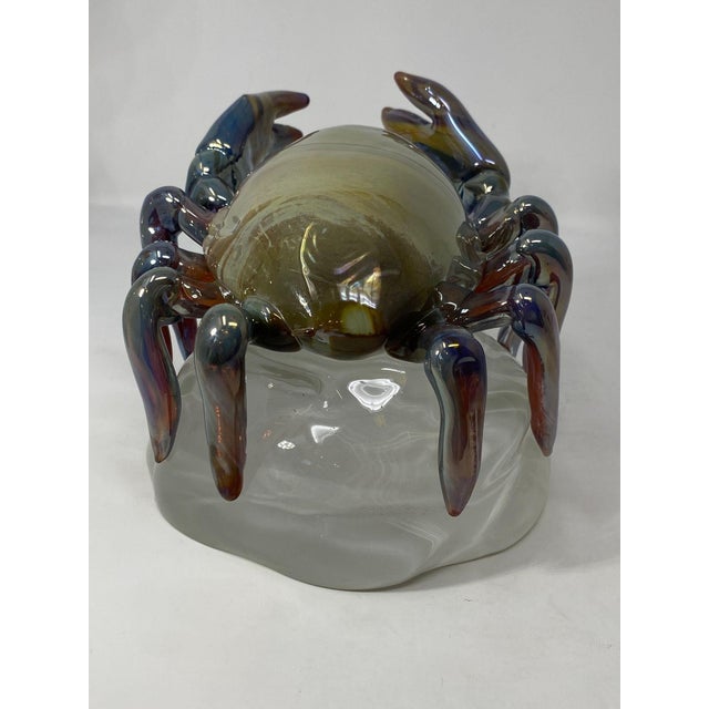Murano Glass Crab by Oscar Zanetti For Sale - Image 4 of 5