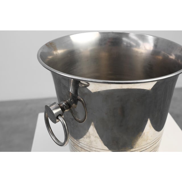 Art Deco Silver Plated Wine Cooler, France, 1930s For Sale - Image 6 of 9