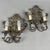 Cartaglorie Wall Lamps in Wood and Silver Foil, Early 1900s, Set of 2 For Sale - Image 3 of 12