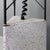 Black Italian Postmodern Black Metal and Sheet Metal Stone Effect Floor Lamp, 1980s For Sale - Image 8 of 13