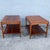 Wood Mid Century Modern “Rhythm” Walnut Side Tables by Lane - A Pair For Sale - Image 7 of 10