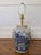 Chinoiserie Chinoiserie Hand Painted Ceramic Ginger Jar Dragon Lamp With New Silk Shade For Sale - Image 3 of 7