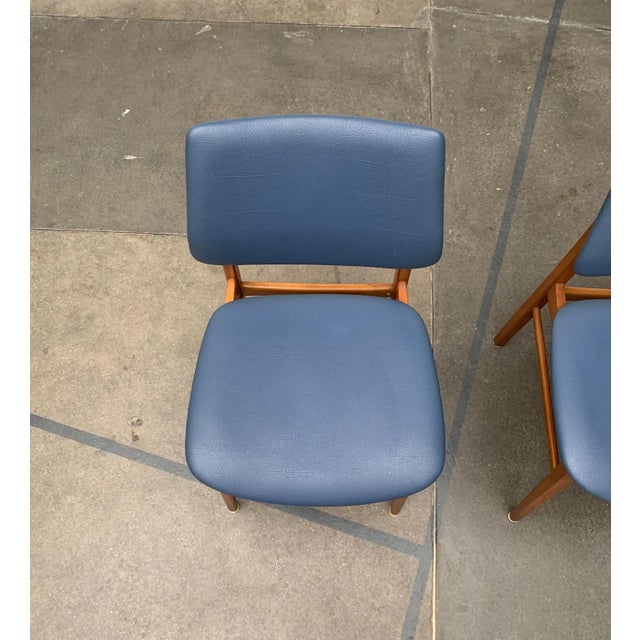 Set of Mid-Century Wooden Chairs For Sale - Image 17 of 18