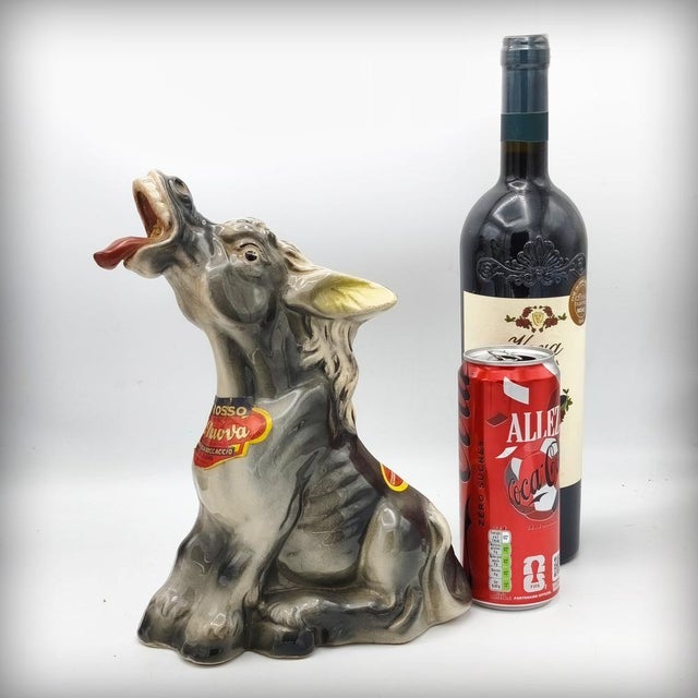 Mid-Century Modern Zoomorphic Donkey Bottle in Ceramic by Casa Nuova Boccaccio, Italy, 1960s For Sale - Image 3 of 16