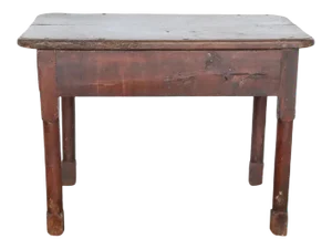 French Provincial Louis XIII Style Walnut Side / Work Table