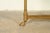 LaBarge Hollywood Regency Brass and Glass Hooved Feet Cocktail Table, Circa 1960s For Sale - Image 9 of 12