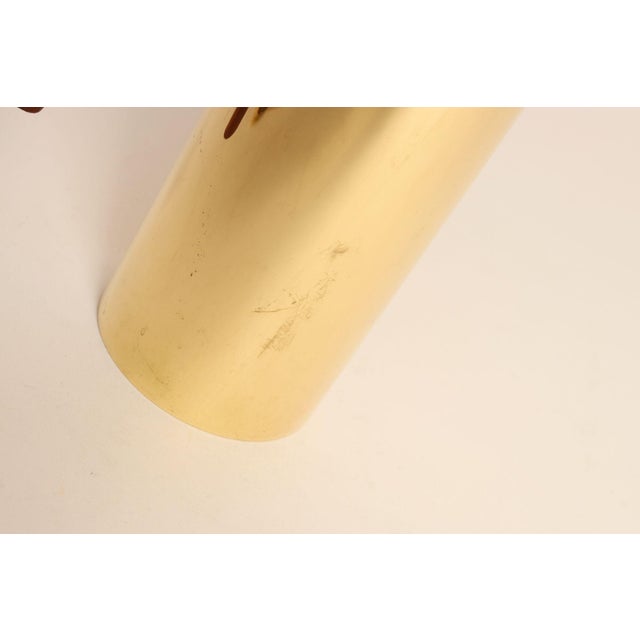 Italian Modern Brass-Plated Steel and Teak Cocktail Pitcher and Stirrer/Spoon For Sale - Image 14 of 18