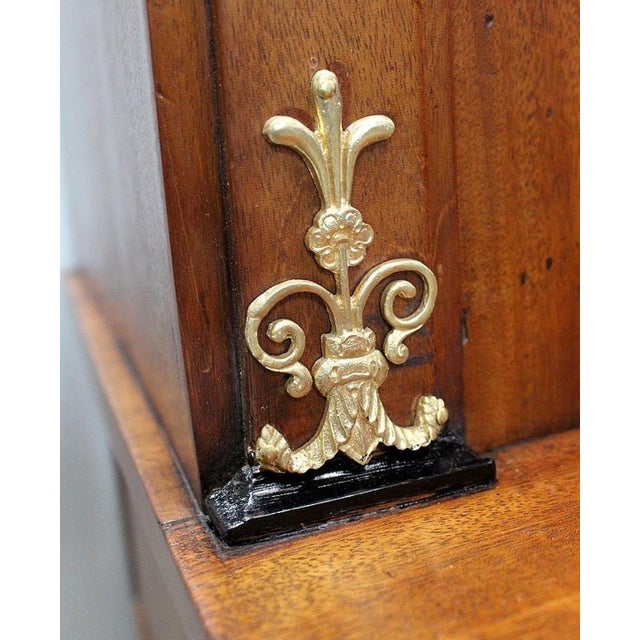 Small Mahogany Secretary in Directory Style, 19th Century For Sale - Image 9 of 18