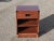 Wood Late 20th Century Vintage Single Drawer Bedside Table by Drexel New Generation Campaign Style For Sale - Image 7 of 9