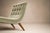 Celadon Brazilian Modern Chaise Lounge in Caviúna and Light Aloe Sage Mohair, 1950s For Sale - Image 8 of 18