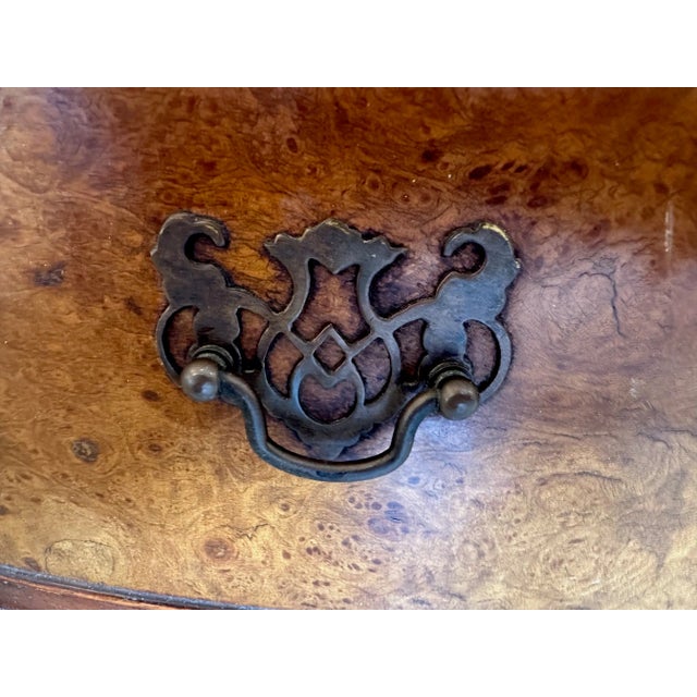 Wood Vintage Mahogany Standing Full Length Mirror With Drawer For Sale - Image 7 of 9