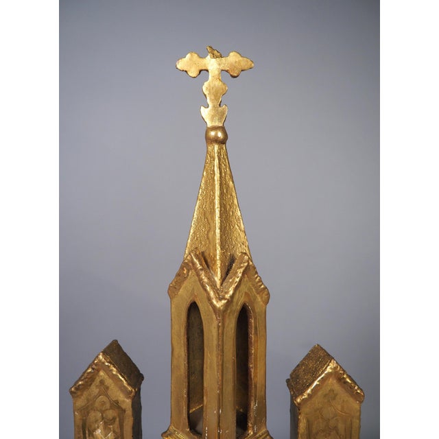 18th Century French Giltwood Architectural Monstrance For Sale In Dallas - Image 6 of 18