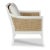 Transitional Woodbridge Furniture Kiawah Lounge Chair in Alabaster Finish For Sale - Image 3 of 4