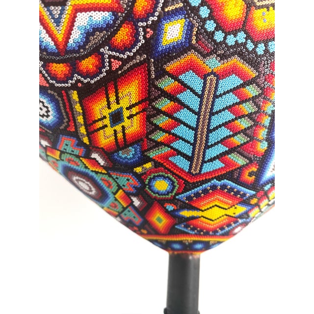 2020s Huichol Beaded Heart — Mexican Folk Art For Sale - Image 5 of 5