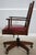 Mission Stickley Mission Oak Leather Office Chair For Sale - Image 3 of 18